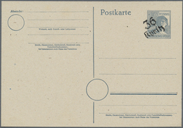 GA Sowjetische Zone - Ganzsachen: 1948, 12 Pfg. Und 30 Pfg. Arbeiter Ganzsachenkarten Je Mit Handstempe - Andere & Zonder Classificatie