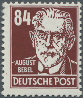 ** DDR: 1953, Freimarke: Persönlichkeiten Aus Politik, Kunst Und Wissenschaft, 84 Pf. In Seltener Farbe - Altri & Non Classificati