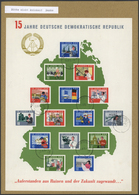 Br DDR: 1964, Blockausgabe 5 Jahre DDR Auf Sauberem Auslands-R-Brief Von Sangerhausen Nach Zürich, Ohne - Autres & Non Classés