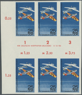 ** DDR: 1968, Weltmeisterschaften Im Motorkunstflug In Magdeburg 25 Pf. 'Sportflugzeuge Type Trener Bei - Sonstige & Ohne Zuordnung