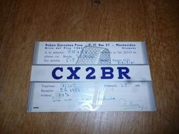 BC10-2-0-2 Carte Radio Amateur Montevideo Uruguay - Altri & Non Classificati