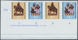 ** DDR: 1969, Volkskunst Aus Der Lausitz 10 Pf. 'Form Für Weihnachtsgebäck' Und 50 Pf. 'Handgeformtes B - Autres & Non Classés