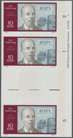 ** DDR: 1970, 100. Geburtstag Von Wladimir Iljitsch Lenin 10 Pf. 'Lenin Und Titelseite Der Zeitung Iskr - Autres & Non Classés