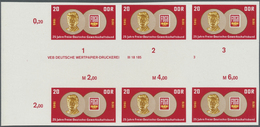 ** DDR: 1970, 25 Jahre Freier Deutscher Gewerkschaftsbund 20 Pf. 'Fritz-Heckert-Medaille Und Abzeichen - Altri & Non Classificati