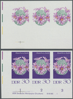 ** DDR: 1970, Kakteen 30 Pf. 'Warzenkaktus (Mamillaria Boolii)' In 4 Verschiedenen Ungezähnten Waagrech - Altri & Non Classificati