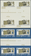 ** DDR: 1973, Leipziger Frühjahrsmesse 25 Pf. 'Drehmaschine Für Futter- Und Spitzenteile' In 4 Verschie - Autres & Non Classés