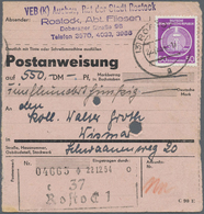 Br DDR - Dienstmarken A (Verwaltungspost B): 1954, 2 X 50 Pf Violettpurpur Als Portogerechte MeF Auf Po - Altri & Non Classificati