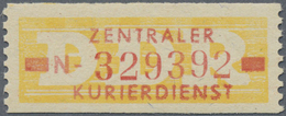 ** DDR - Dienstmarken B (Verwaltungspost A / Zentraler Kurierdienst): 1958, 10 Pfg N = Erfurt, Tadellos - Andere & Zonder Classificatie