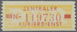 ** DDR - Dienstmarken B (Verwaltungspost A / Zentraler Kurierdienst): 1958, 10 Pfg N = Erfurt, Tadellos - Sonstige & Ohne Zuordnung