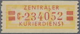 ** DDR - Dienstmarken B (Verwaltungspost A / Zentraler Kurierdienst): 1958, 20 Pfg C = Cottbus, Tadello - Altri & Non Classificati