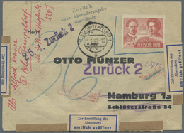 Br Berlin - Vorläufer: 1948, 24 Pfg. Liebknecht/Luxemburg Auf Brief Nach Hamburg, Daher Stempel "BERLIN - Lettres & Documents
