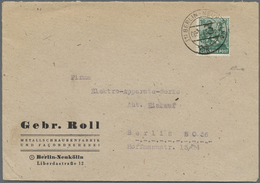 Br Berlin - SBZ-Bezirkshandstempel: 1948, " 3 Berlin", 2 Ortsbriefe Unter Verwendung Der 16 Pfg. Arbeit - Sonstige & Ohne Zuordnung