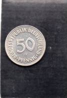 PIECE DE 50 PFENNIG ALLEMAGNE 1969 F - 50 Pfennig