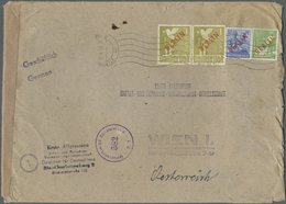 Br Berlin: 1949: Auslandsbrief Ca. 23 X 16,3 Cm Als Achte Gewichtsstufe 141 – 160 Gramm (  50 + 7 X 30 - Altri & Non Classificati