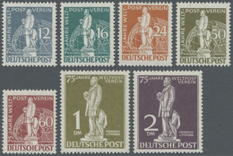 ** Berlin: 1949, 75 Jahre Weltpost-Verein (UPU), Kompletter Satz, Postfrisch Attest Schlegel BPP "...ec - Altri & Non Classificati