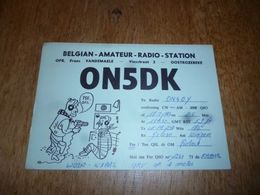 BC10-2-0-2 Carte Radio Amateur  Oostrozebeke Dessin TSF - Altri & Non Classificati
