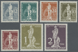 ** Berlin: 1949, 75 Jahre Weltpost-Verein (UPU), Kompletter Satz, Postfrisch Attest Schlegel BPP "...ec - Sonstige & Ohne Zuordnung