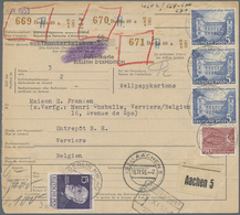 Br Berlin: 1953: Auslandspaketkarte, Ohne Empfängercoupon, über 3 Pakete Mit 6, 5,9 Und 6,1 Kg. Ab Berl - Altri & Non Classificati