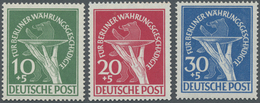 ** Berlin: 1949, Für Berliner Währungsgeschädigte, Tadellos Postfrischer Satz, Attest Schlegel BPP "... - Altri & Non Classificati