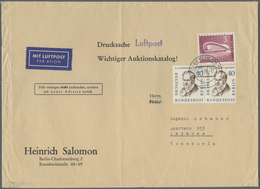 Br Berlin: 1959: Umschlag Ca. 22 X 16 Cm. Firma Heinrich Salomon Als Luftpost-Drucksache DM  3,80 – 3.- - Sonstige & Ohne Zuordnung