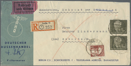 Br Berlin - Besonderheiten: 1950: Firmen-Langumschlag Deutscher Außenhandel Als Fern-Doppelbrief, Einsc - Other & Unclassified