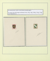 (*) Französische Zone - Allgemeine Ausgabe: 1945, 1 Pfg. Bis 30 Pfg. Pfg. Wappen Komplett Je Als Hochfor - Other & Unclassified