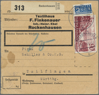 Br Französische Zone - Rheinland Pfalz: 1949, 90 Pf Karminbraun, Portogerechte Einzelfrankatur Auf Pake - Sonstige & Ohne Zuordnung