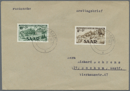 Saarland (1947/56): 1949, Jugendherbergswerk Auf FDC Von "WADERN (SAAR) 11.1.49", Adressiert Nach Bo - Ongebruikt