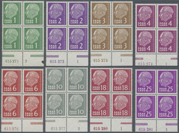 ** Saarland (1957/59) - OPD Saarbrücken: 1957, Freimarken Heuss (I), 1 Fr - 25 Fr Je Im Postfrischen Vi - Used Stamps