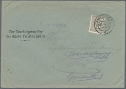 Br Bizone: 1945, 4 Pf AM-Post, Glattes Papier, Portogerechte EF Auf Drucksache Der 2.Gewichtsstufe Im O - Altri & Non Classificati