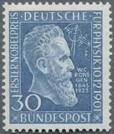 ** Bundesrepublik Deutschland: 1951, 30 Pf. 50 Jahre Röntgen Mit Wasserzeichen 4 Z, Einwandfrei Postfri - Sonstige & Ohne Zuordnung