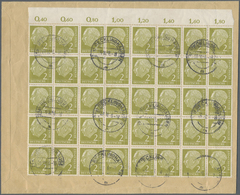Br Bundesrepublik Deutschland: 1956, Größerformatiges Einschreiben Ab RECKLINGHAUSEN Mit Rückseitig 40- - Autres & Non Classés