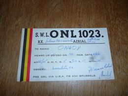 BC10-2-0-3 Carte Radio Amateur Belgique Bruxelles - Otros & Sin Clasificación