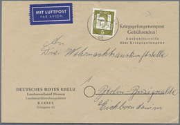 Br Bundesrepublik Deutschland: 1962, Gebührenfreie Kriegsgefangenenpost Vom Deutschen Roten Kreuz In Ka - Altri & Non Classificati