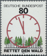 ** Bundesrepublik Deutschland: 1985, 80 Pf. Rettet Den Wald Mit Abart "mattgraue Und Grauweisse Farbe F - Altri & Non Classificati