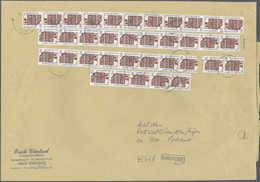Br Bundesrepublik Deutschland: 1995,1997, Extrem Hoch Frankierte Sammelumschläge Für Postzustellungsauf - Autres & Non Classés