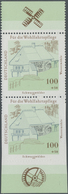 ** Bundesrepublik Deutschland: 1997, 100 Pfg. + 50 Pfg. Mühlen Im Senkrechten Paar, Untere Marke Unten - Altri & Non Classificati