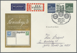 GA Bundesrepublik - Ganzsachen: 1971, Privatumschlag 100Pf/15Pf/20Pf, Vs. GOLDFARBIGER(!) Zudruck "Nori - Sonstige & Ohne Zuordnung