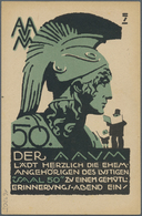 GA Ansichtskarten: Künstler / Artists: HOHLWEIN, Ludwig, 1921, Einladungskarte Akademischer Alpenverein - Ohne Zuordnung