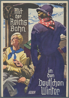 Ansichtskarten: Künstler / Artists: Hohlwein, Ludwig,Werbegraphiker, 5 Karten Und Eine Werbung In Un - Non Classificati