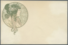 Ansichtskarten: Künstler / Artists: MUCHA ALFONS, Jugendstil, Um 1900, Nicht Beschriftet, Nicht Gela - Ohne Zuordnung