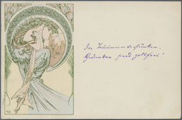 Ansichtskarten: Künstler / Artists: MUCHA, Alfons (1860-1939), Tschechischer Maler, Grafiker, Illust - Non Classificati