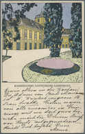Ansichtskarten: Künstler / Artists: Wiener Werkstätte No. 265, Josef Divecky, Gelaufen Von Wien 1908 - Ohne Zuordnung