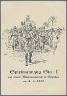 Ansichtskarten: Propaganda: 1930. S/W-Karte Mit Abb. "Spielmannzug Sta: I Auf Einem Werbeummarsch In - Partiti Politici & Elezioni