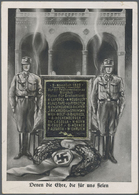 Ansichtskarten: Propaganda: 1935, "Denen Die Ehre, Die Für Uns Fielen" Mahnwache 9. Nov. 1923 - Partis Politiques & élections