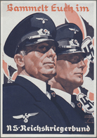 Ansichtskarten: Propaganda: 1939 Ca., NS-Reichskriegerbund, Ungebrauchte Werbe- Bzw. Einladungskarte - Partiti Politici & Elezioni