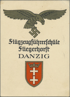 Ansichtskarten: Propaganda: 1940, "Flugzeugführerschule Fliegerhorst Danzig", Farbige Propagandakart - Parteien & Wahlen