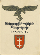 Ansichtskarten: Propaganda: 1940, "Flugzeugführerschule Fliegerhorst Danzig", Farbige Propagandakart - Partis Politiques & élections