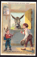 CHROMO LIEBIG S216 Ed. Fr Scenes D'enfants L'âne Donkey - Liebig