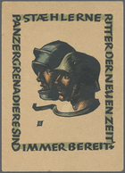 Ansichtskarten: Propaganda: 1944, "Augsburger Panzergrenadiere" Karte Zu Kriegsweihnacht 1944 - Parteien & Wahlen